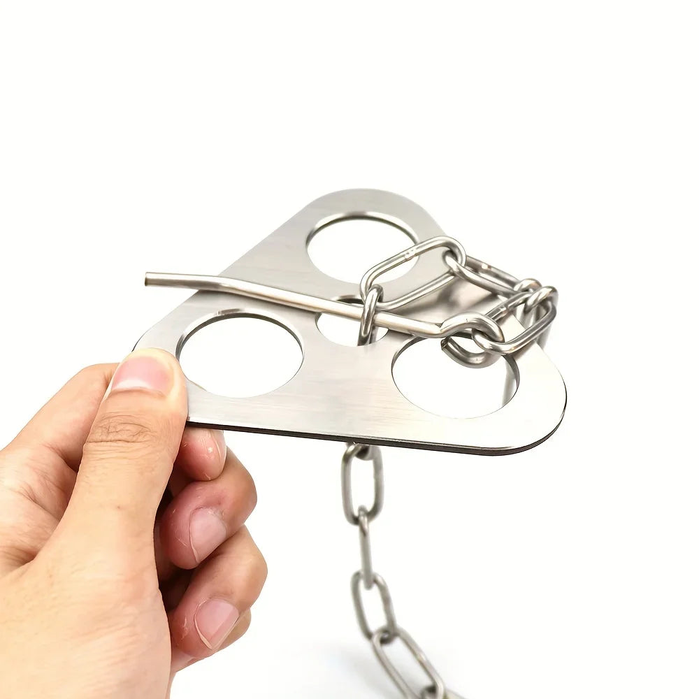 Stainless Steel Folding Campfire Tripod Bracket