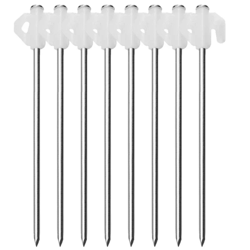 Glow-in-the-Dark Heavy Duty Tent Pegs - Set of 8