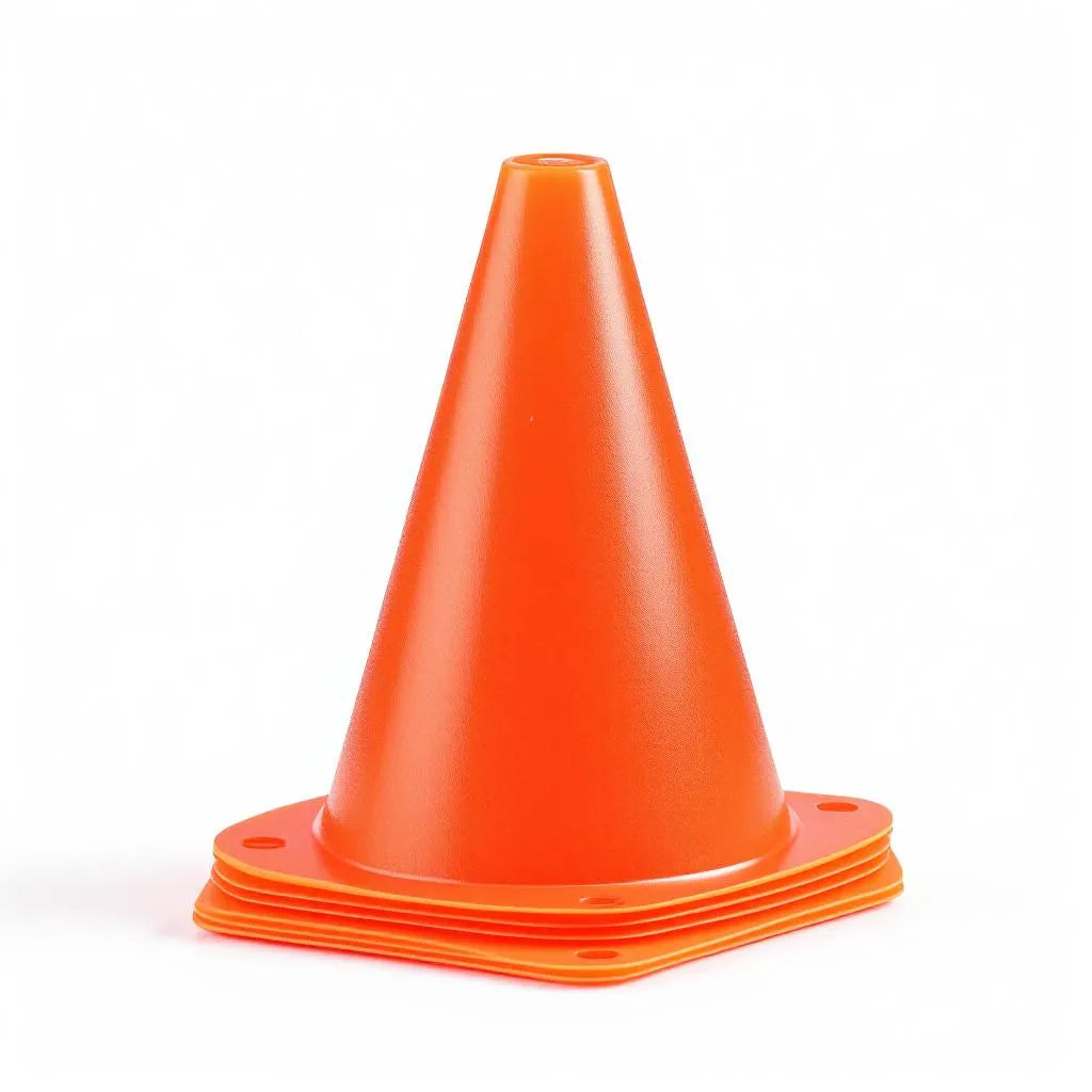 Scout Training Traffic Cones (6-Pack) - Outdoor Field Markers for Scouting Activities
